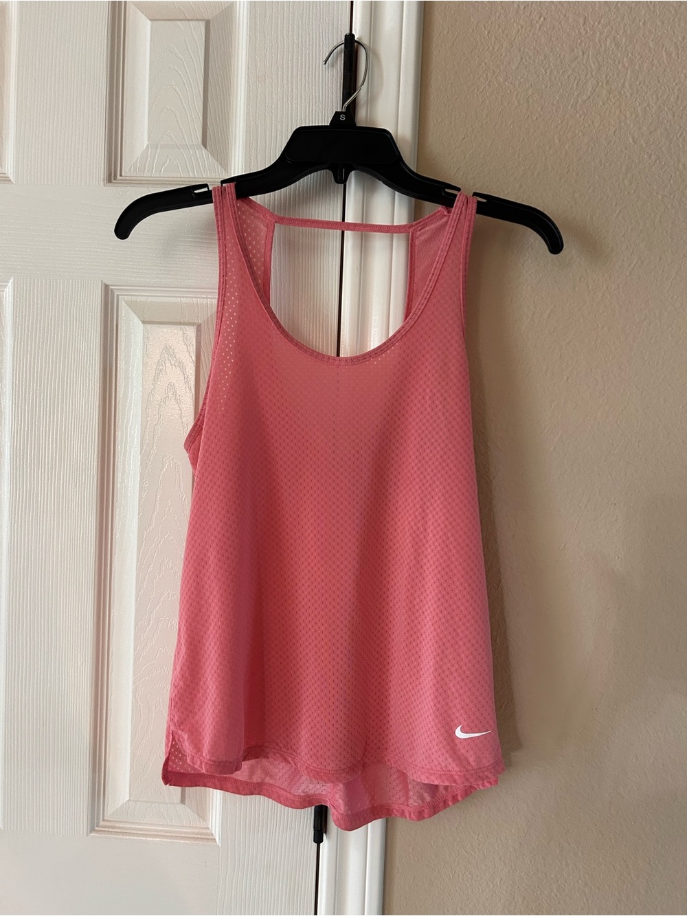 Nike Pink Dri-Fit Mesh Tank Top